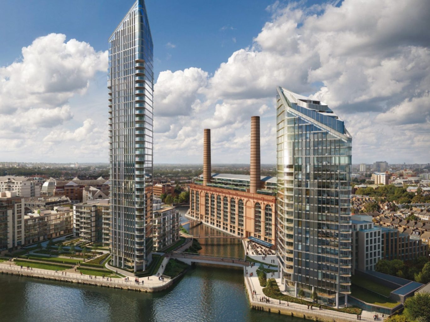 New Homes Available for Purchase at Tower West - Chelsea Waterfront in Fulham, London