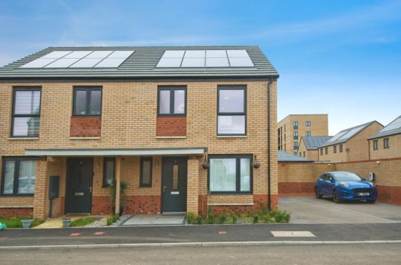 Maes Yr Ysgol, Rumney, Cardiff, CF3: Semi-Detached, 3 Bedrooms, 1 Bathroom, 1,027 sq. ft. or 95.4 m².